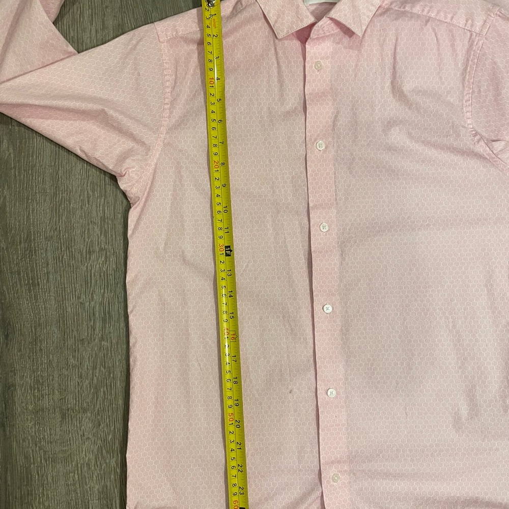 Calvin Klein Light Pink Casual Button Down Shirt